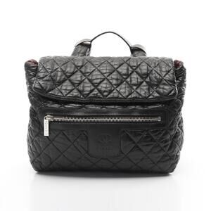 Chanel Coco Cocoon Backpack Black Leather
